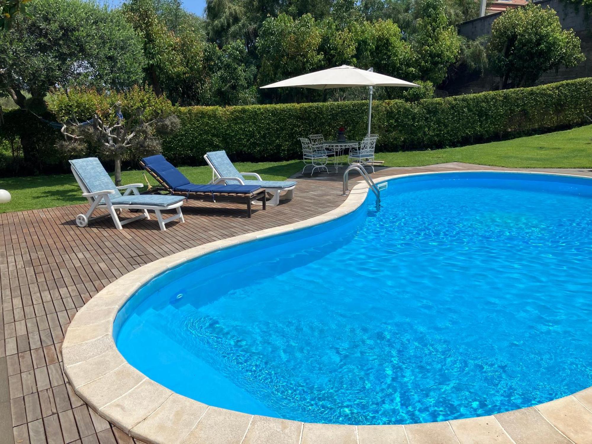 Villa Con Piscina Esclusiva Vista Etna Маскали Екстериор снимка