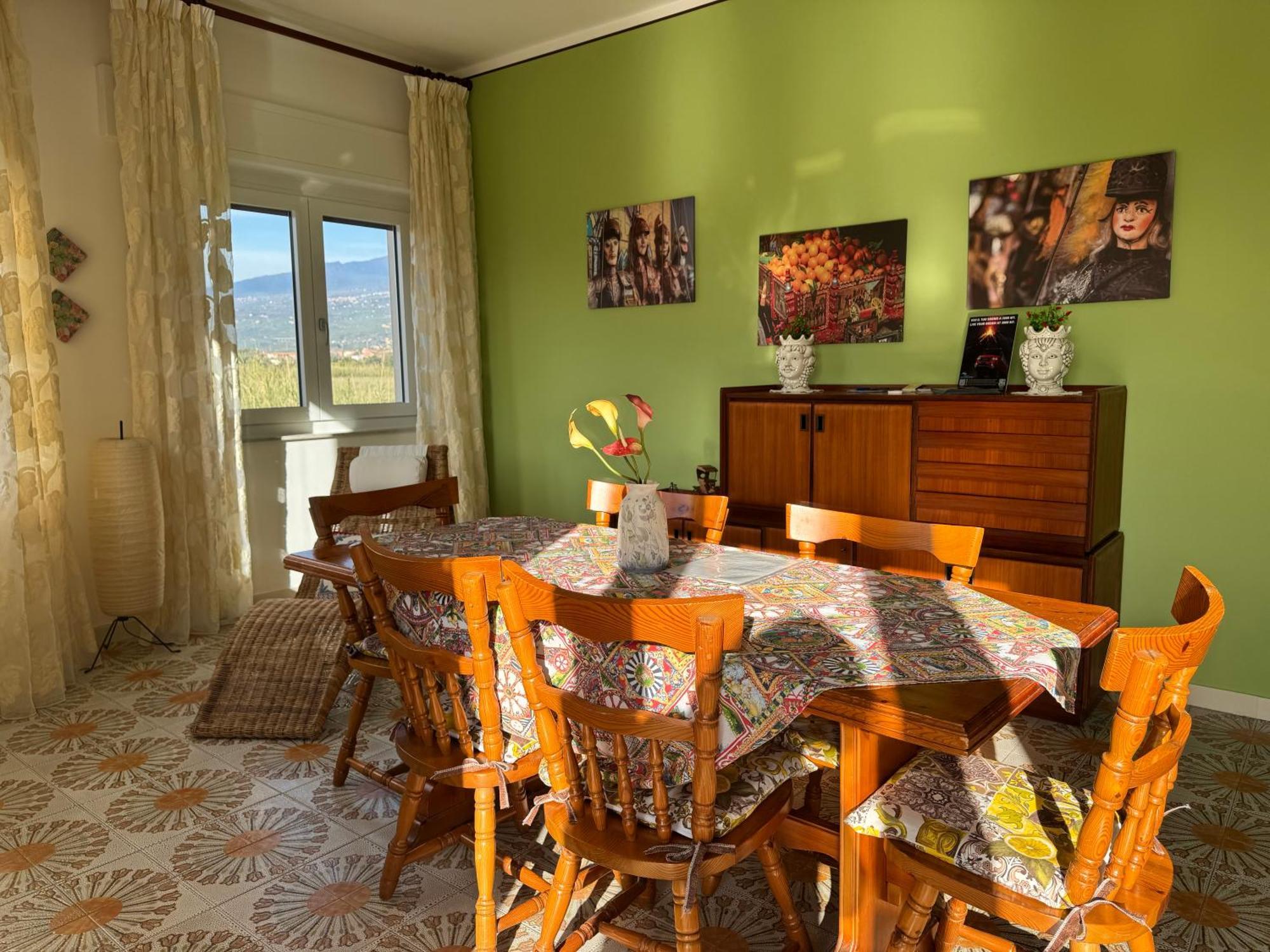 Villa Con Piscina Esclusiva Vista Etna Маскали Екстериор снимка